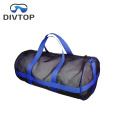 Heavy duty PVC backpack nylon drawstring bag diving mesh bag